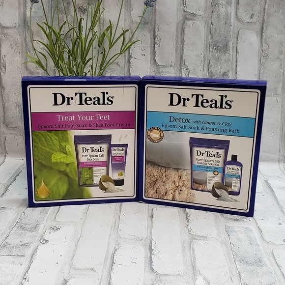 Dr Teal's Epsom Salt Foot Soaks/Detox Bath Set - Picture 2 of 8